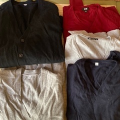 ユニクロ　メンズXLや Lサイズ　カーディガン　セーター　中古