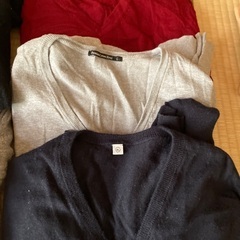 ユニクロ　メンズXLや Lサイズ　カーディガン　セーター　中古の画像