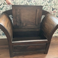 値下げ】Wooden chair made in Baliインドネシアバリ島の木製スツール