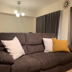 ３人掛けソファ リクライニング式