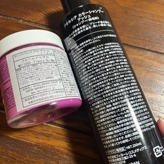 カラーシャンプーとカラークリームの画像