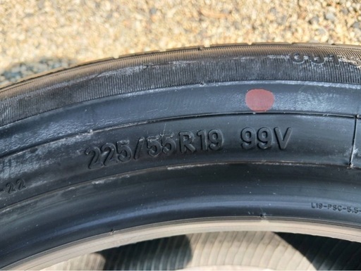 【TOYO TIRES】PROXES R46a 夏タイヤ 19インチ 新車外し