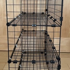 ワイヤーラック棚の画像