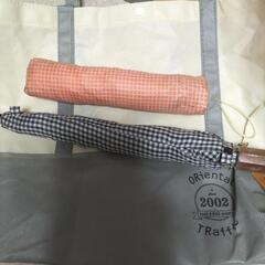 折り畳み傘　チェック２本