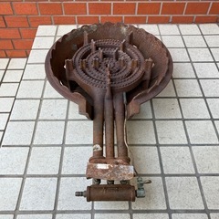 鋳物3連ガスコンロ　ＬＰガス用　種火付きの画像