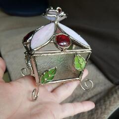 アンティーク ガラスケースの画像