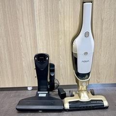 🌟A1044‼️2022年製AQUAコードレススティッククリーナーAQC-LX1F(N)🌟の画像