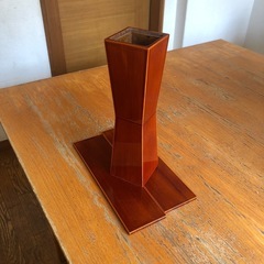 飛騨春慶塗の花入れの画像