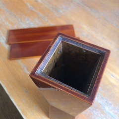 飛騨春慶塗の花入れの画像