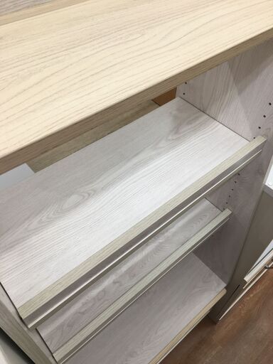 本棚　引き出し1か所　ホワイト　使用感有