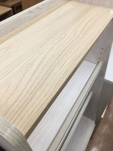 本棚　引き出し1か所　ホワイト　使用感有