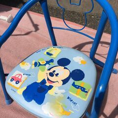 JM19743S)★お値下げ★乳幼児用イス ミッキーマウス ショーワプロダクツ 幅：約35,5cm 高さ：約38cm 奥行：約35cm 中古品【取りに来られる方限定】の画像