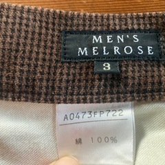 【値下げしました　〜４月末まで】メンズメルローズ　コーデュロイパンツ　サイズ３の画像