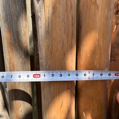 丸太の杭　丸50ミリの棒　12本の画像