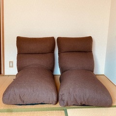 値下げ‼️座椅子　1人掛　おしゃれ　ボリュームたっぷり　カブール座椅子　の画像
