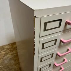 マップケース キャビネット 収納 木製 10段 図面 製図 店舗 保管庫 事務用品　/SL2の画像