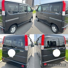 1年6ヶ月 車検付き ホンダ バモス ブラック 軽バン 軽自動車 岐阜 愛知の画像