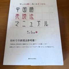 中国語表現法マニュアルの画像