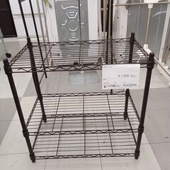 ★ジモティ割あり★  メタルラック ブラウン H61×D35×W...