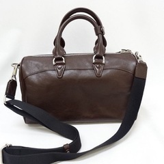 未使用品】AVIREX ミニダッフル チョコ 牛革 ミニバッグ ミニボストン