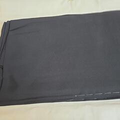 未使用 昭和レトロ 着物 黒 家紋入りの画像
