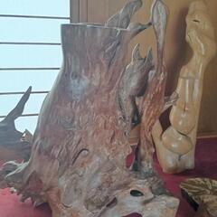 木の根　オブジェ 天然木　切り株　5点の画像