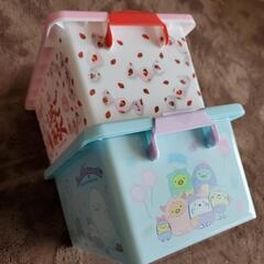 新品 いちごみるく すみっコぐらし コンテナボックス 中身なしの画像