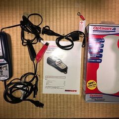 美品！バイク用バッテリー充電器　オプティメイト４　BMW対応　デ...