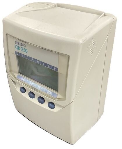 SEIKO セイコー タイムレコーダー QR-350 動作確認済 (株式会社 SEIKO セイコー タイムレコーダー QR-350 動作確認済 (株式会社