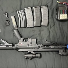 S&T ST46 (HK416D) スポーツライン STAEG 398 BK　電動ガン　セット　の画像
