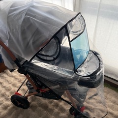 未使用！大型ベビーカー用レインカバー［別投稿のベビーカーセットで無料］