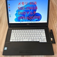 721-1 Office21&Win11DVDマルチ搭載富士通LIFEBOOK A576/P