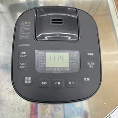 ドリーム川西店御来店限定】 アイリスオーヤマ/3合炊き炊飯器/RC-MEA30-B/2023年製/クリーニング済み 【2002119255600458】の画像