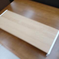 ★ジモティー割あり★PC台　WH/NA　高さ(H)7.5cm× 幅(W)55cm× 奥行(D)20cmの画像