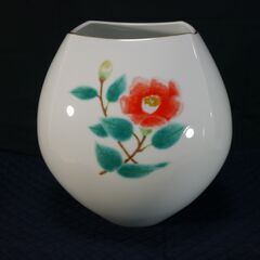 花器花瓶香蘭社ツバキ金縁 #013 (たくどん) 広木のインテリア 花器花瓶香蘭社ツバキ金縁 #013 (たくどん) 広木のインテリア