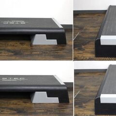 ≪ZS335-②ジ≫Reebok/リーボック エクササイズ用ステップ台 踏み台昇降 ステッパー 高さ調節可能/高さ約15cm/20cm/25cm 現状品の画像