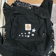 抱っこ紐 ブラック 星柄　エルゴベビー