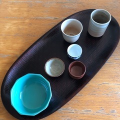 和食器　緑の器