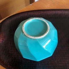 和食器　緑の器の画像