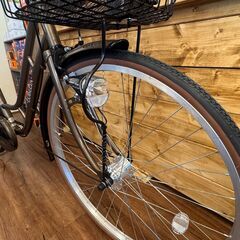 新品　試乗できます　オートライト仕様のオーソドックスなママチャリ　自転車２６インチの画像