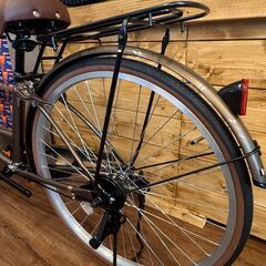 新品　試乗できます　オートライト仕様のオーソドックスなママチャリ　自転車２６インチの画像