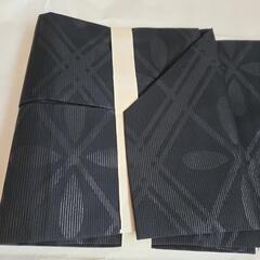 未使用 昭和レトロ 着物 帯 黒 の画像