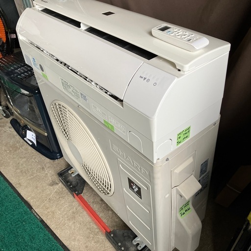 保証付、取付込、シャープ2020年2.8kw10畳用