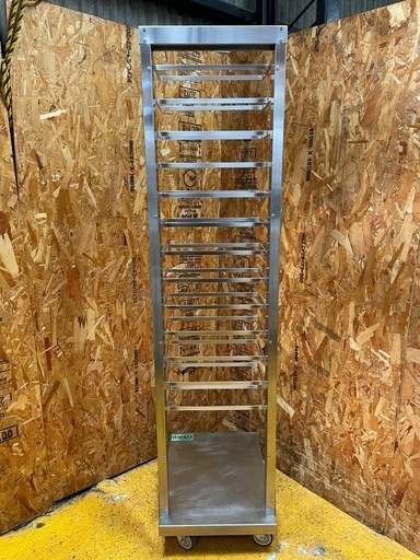 C(7183) タニコー パンラック 13段 キャスター付き 天板ラック ステンレス 直接引き取り歓迎 大阪 業務用 厨房用 飲食店 店舗用 製パン用品 C(7183) タニコー パンラック 13段 キャスター付き 天板ラック