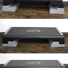 ≪ZS336-③ジ≫Reebok/リーボック エクササイズ用ステップ台 踏み台昇降 ステッパー 高さ調節可能/高さ約15cm/20cm/25cm 現状品の画像