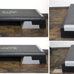 ≪ZS336-③ジ≫Reebok/リーボック エクササイズ用ステップ台 踏み台昇降 ステッパー 高さ調節可能/高さ約15cm/20cm/25cm 現状品の画像