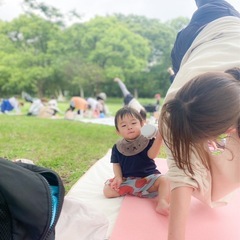 5/15（木）撮影付きピクニックヨガ親子イベントin大泉緑地公園／大阪府堺市子連れヨガの画像