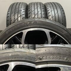【BS POTENZA RE004 195/45R17】夏タイヤ【SUZUKI ZC33S スイフトスポーツ 純正ホイール 17インチ 6.5J5HPCD114.3+50】バリ溝　(MTL731)クレジットカード QRコード決済可能の画像