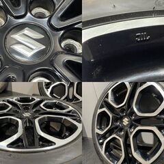 【BS POTENZA RE004 195/45R17】夏タイヤ【SUZUKI ZC33S スイフトスポーツ 純正ホイール 17インチ 6.5J5HPCD114.3+50】バリ溝　(MTL731)クレジットカード QRコード決済可能の画像