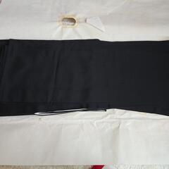 昭和レトロ 中古品 着物 黒 家紋入り